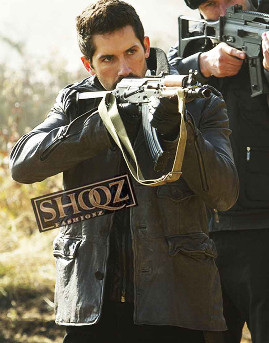 Scott Adkins The Expendables 2 Hector Leather Jacket Scott Adkins The Expendables 2 Hector Leather Jacket
